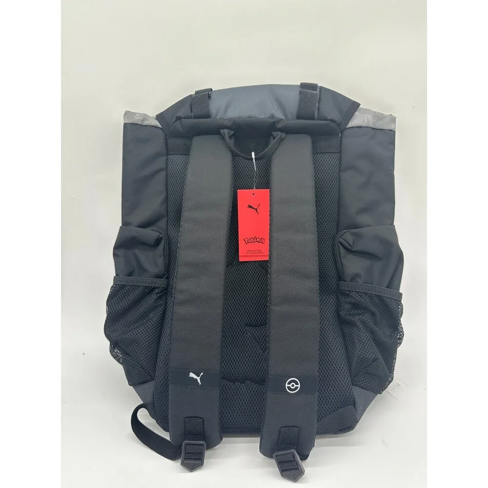 Puma X Pokemon Black Grey Pikachu 28L Backpack NWT 092330 01